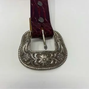 Ariat Burgundy Leather & Purple Jeweled
Rhinestone Belt 28/70 Ariat | Accessories | Ariat Burgundy Leather Purple Jeweled  main image 3